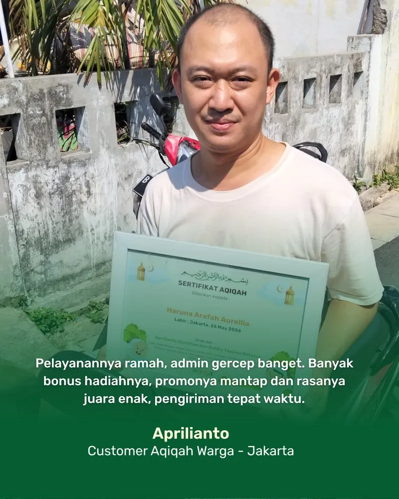 Testimoni Aprilianto